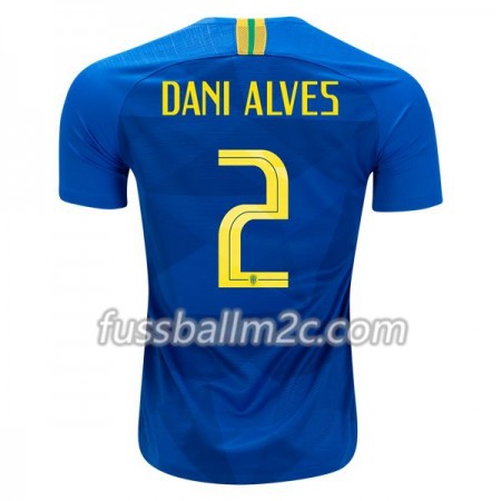 Fußballtrikots Brasilien Dani Alves 2 Auswärts Trikotsatz WM 2018 Fußballtrikots Brasilien Dani Alves 2 Auswärts Trikotsatz WM 2018